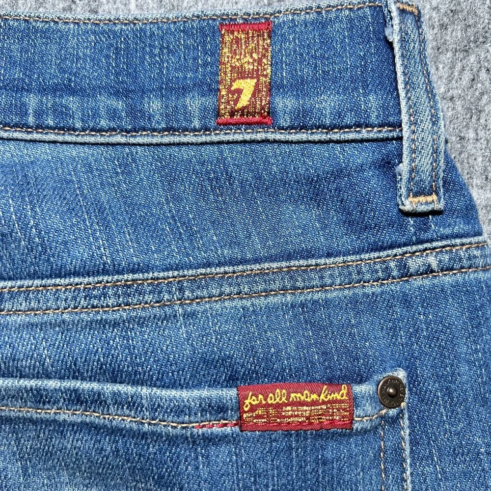 7 For All Mankind Jeans Men 32x33 Blue Adrien Series 7 Med Wash Denim Straight